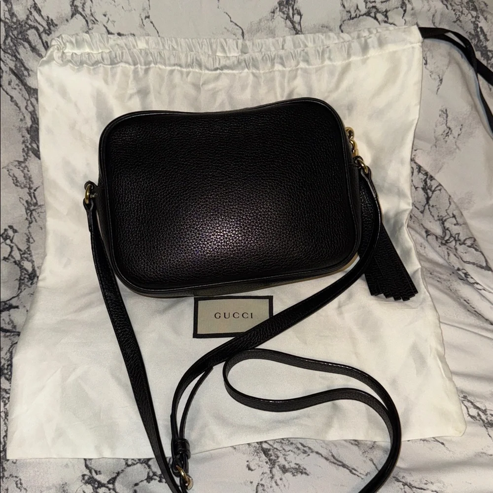 Gucci Black Leather Crossbody Bag - Picture 3 of 7